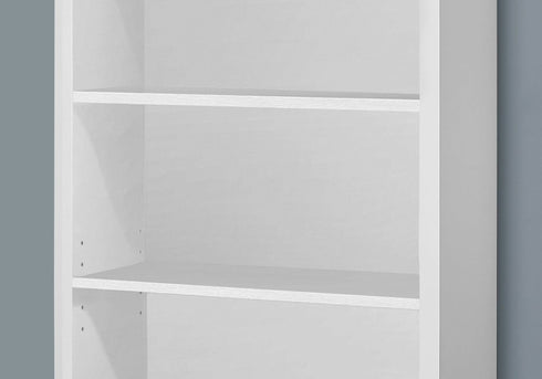 11.75" x 23.75" x 47.5" Cappuccino Particle Board Adjustable Shelves Bookshelf